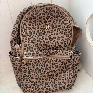 Freshly Picked Brown Leopard Backpack